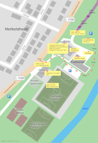 Lageplan Veranstaltungstag 16. Gänslauf