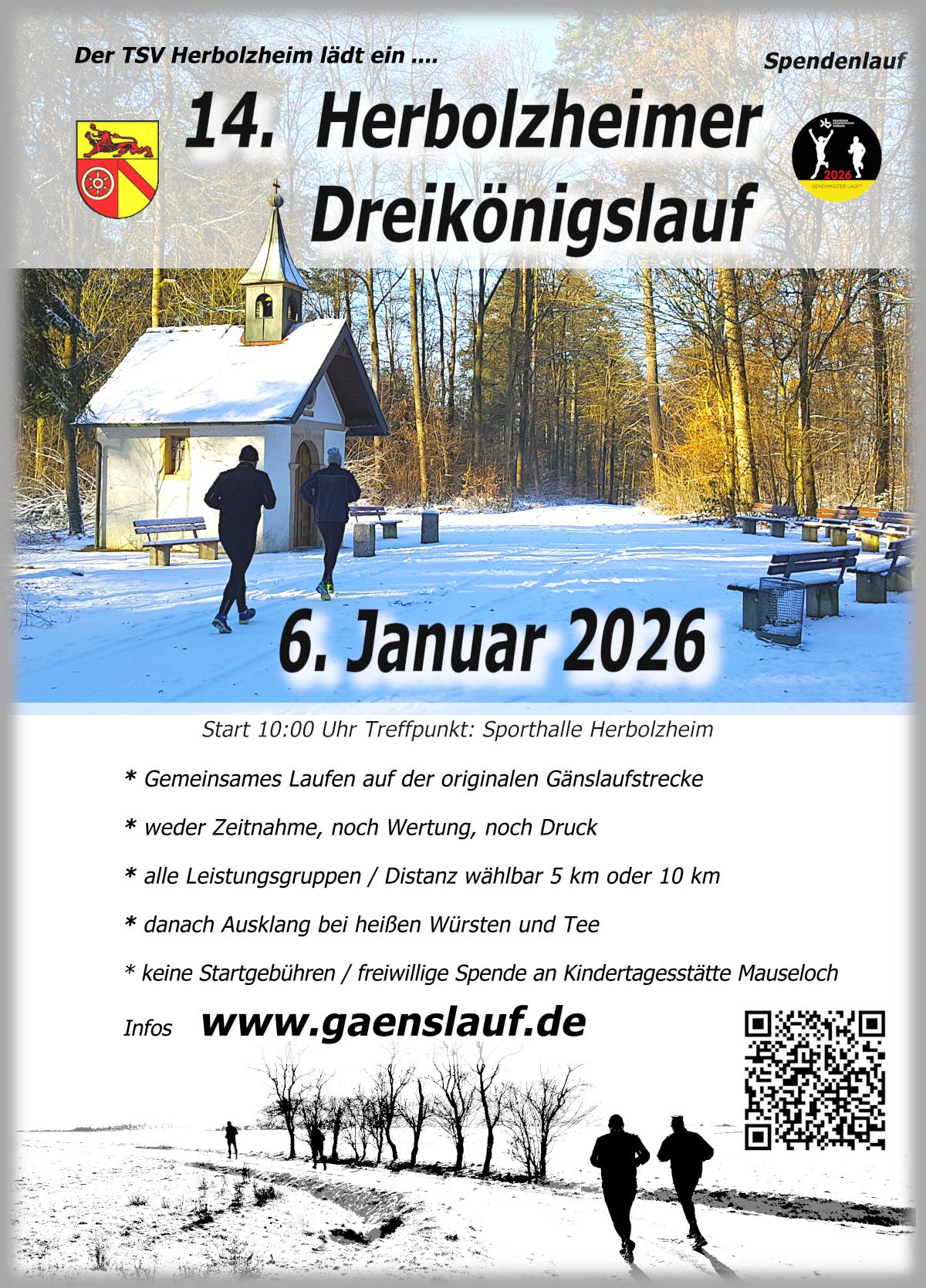 14. Herbolzheimer Dreikönigslauf 6.1.2026