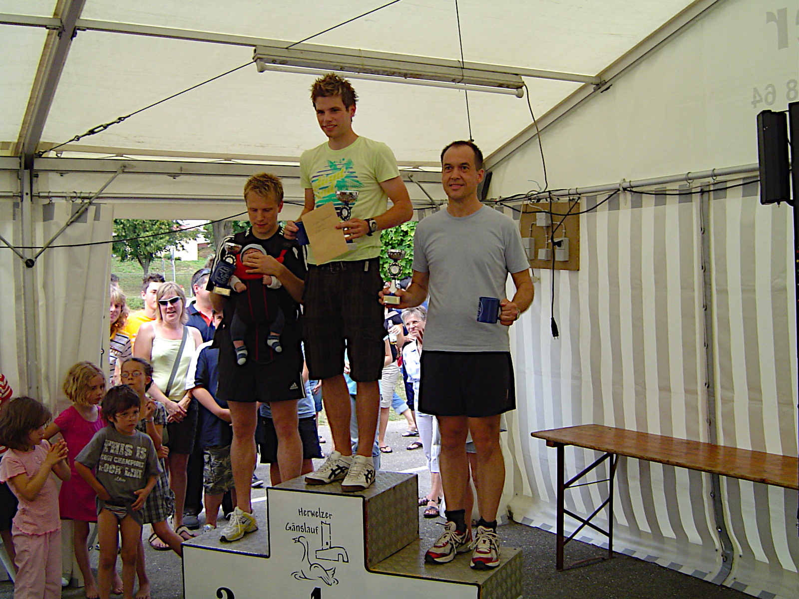Herbolzheimer Ortsmeister Jahr 2008: 1. Platz Daniel Beck, 2. Platz Emanuel Schmidt, 3. Platz Steffen Röckel